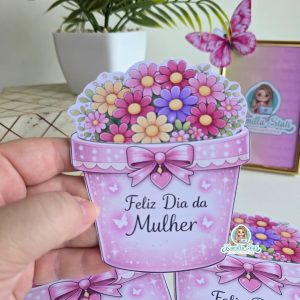 Cartão vasinho dia da mulher