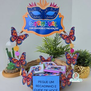 Cesta de recadinhos: Carnaval com alegria e proteção