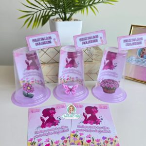 Copo jardim encantado dia da mulher