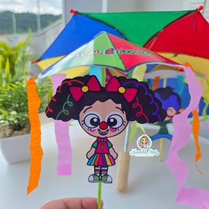 Lembrancinha de Carnaval: Sombrinha Frevo