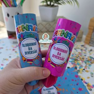 Lembrancinha explosão de carnaval