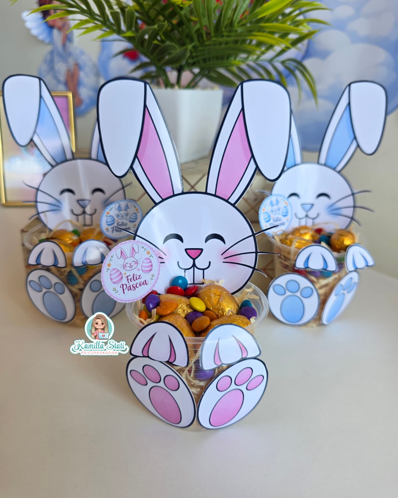 Copinho coelhinho da páscoa - Imagem 2