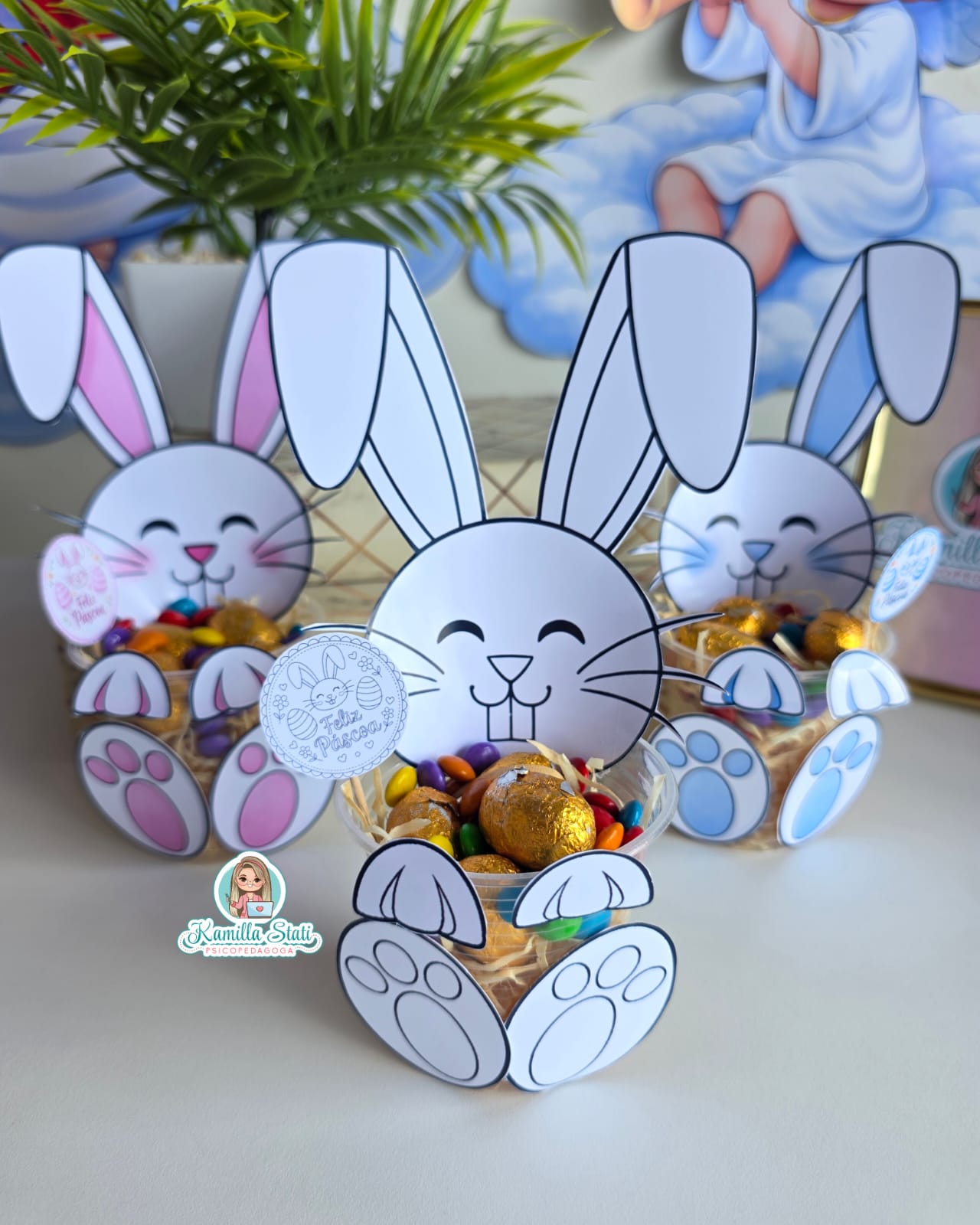Copinho coelhinho da páscoa - Imagem 3