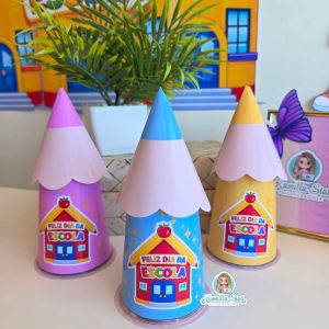 Copo lápis dia da escola