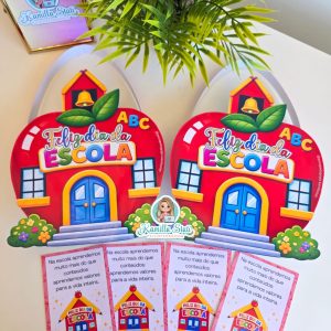 Lembrancinha maçã dia da escola