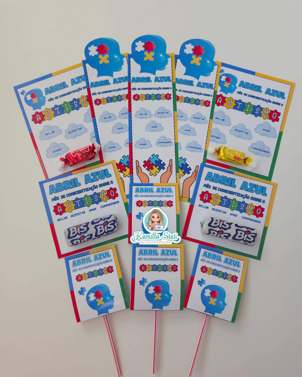 Lembrancinhas Abril azul: Autismo