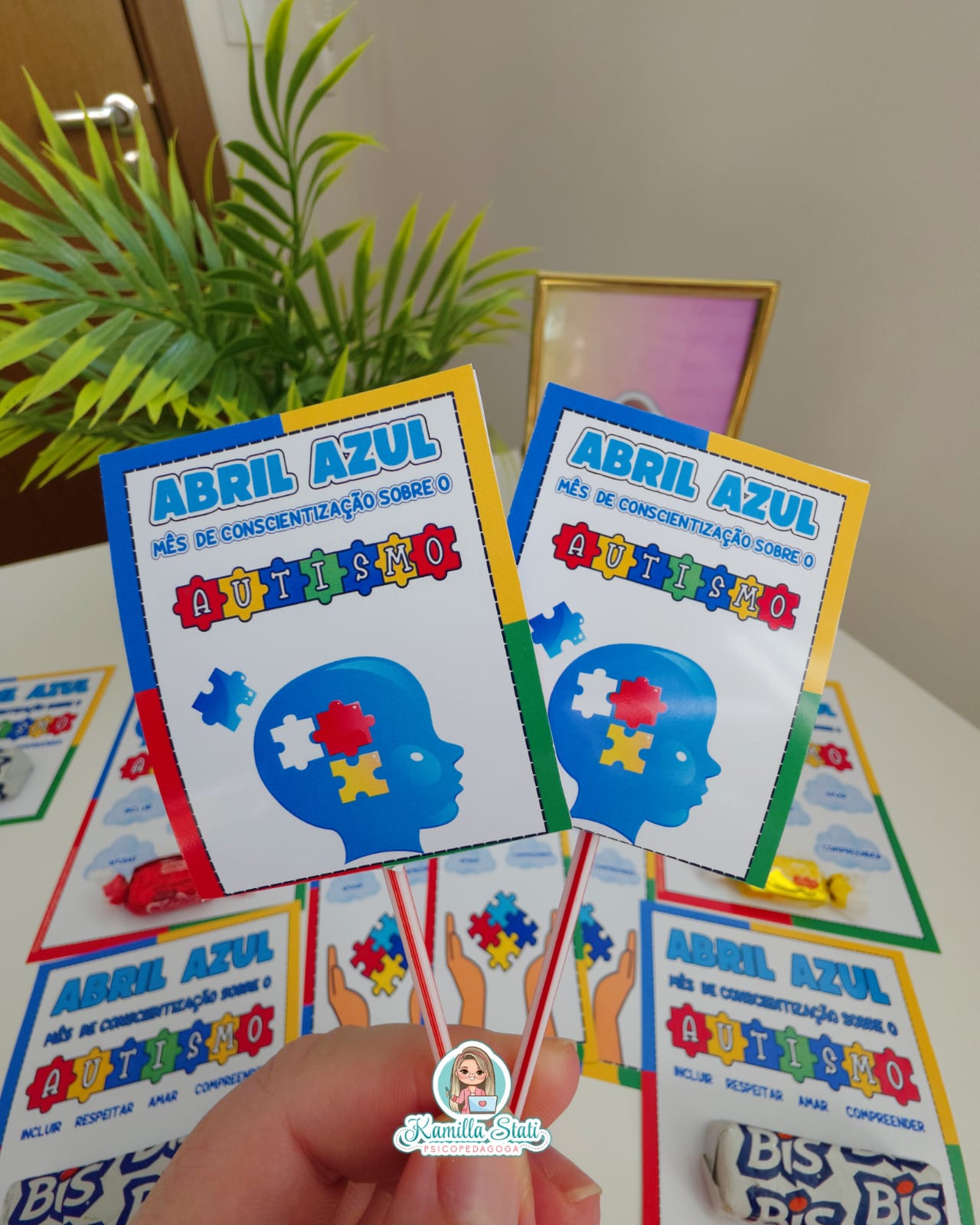 Lembrancinhas Abril azul: Autismo - Imagem 2