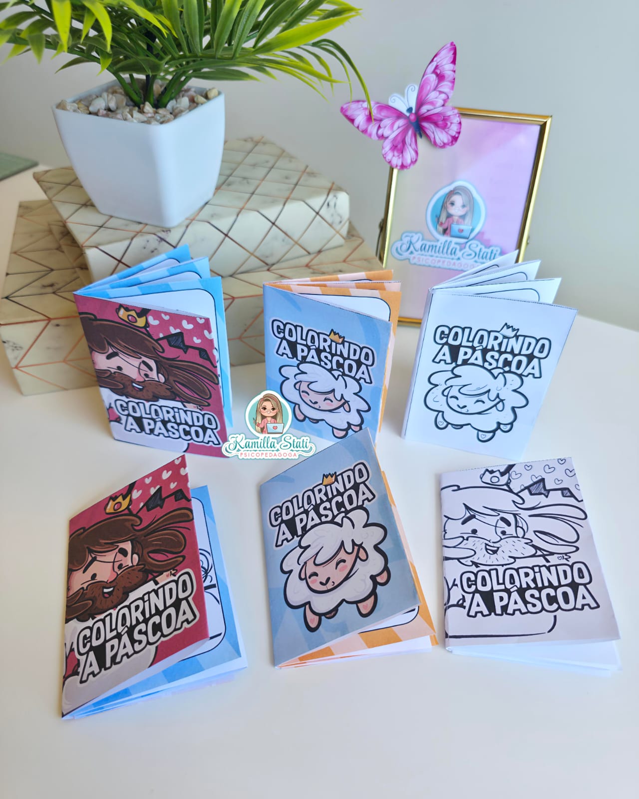 Livrinho Colorindo a Páscoa Ele Vive - Imagem 2