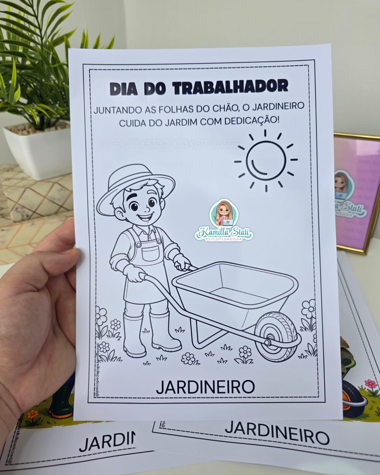 Atividade interativa Dia do Trabalhador: Jardineiro - Imagem 2
