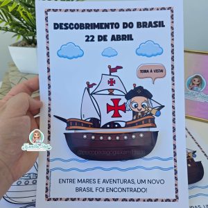 Atividade interativa descobrimento do Brasil terra à vista