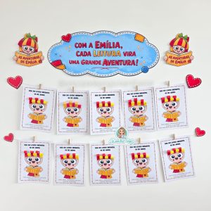 Atividade interativa dia do livro Emília