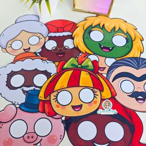 Máscaras personagens do sítio do picapau amarelo