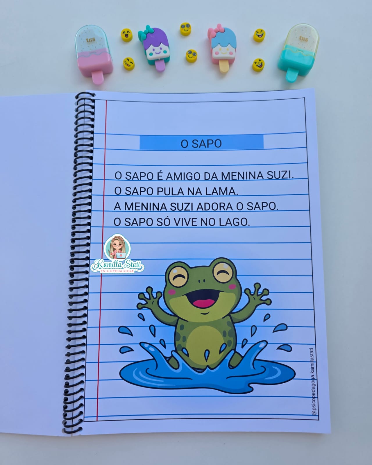 Apostila pequenos leitores textos simples e curtos - Imagem 2