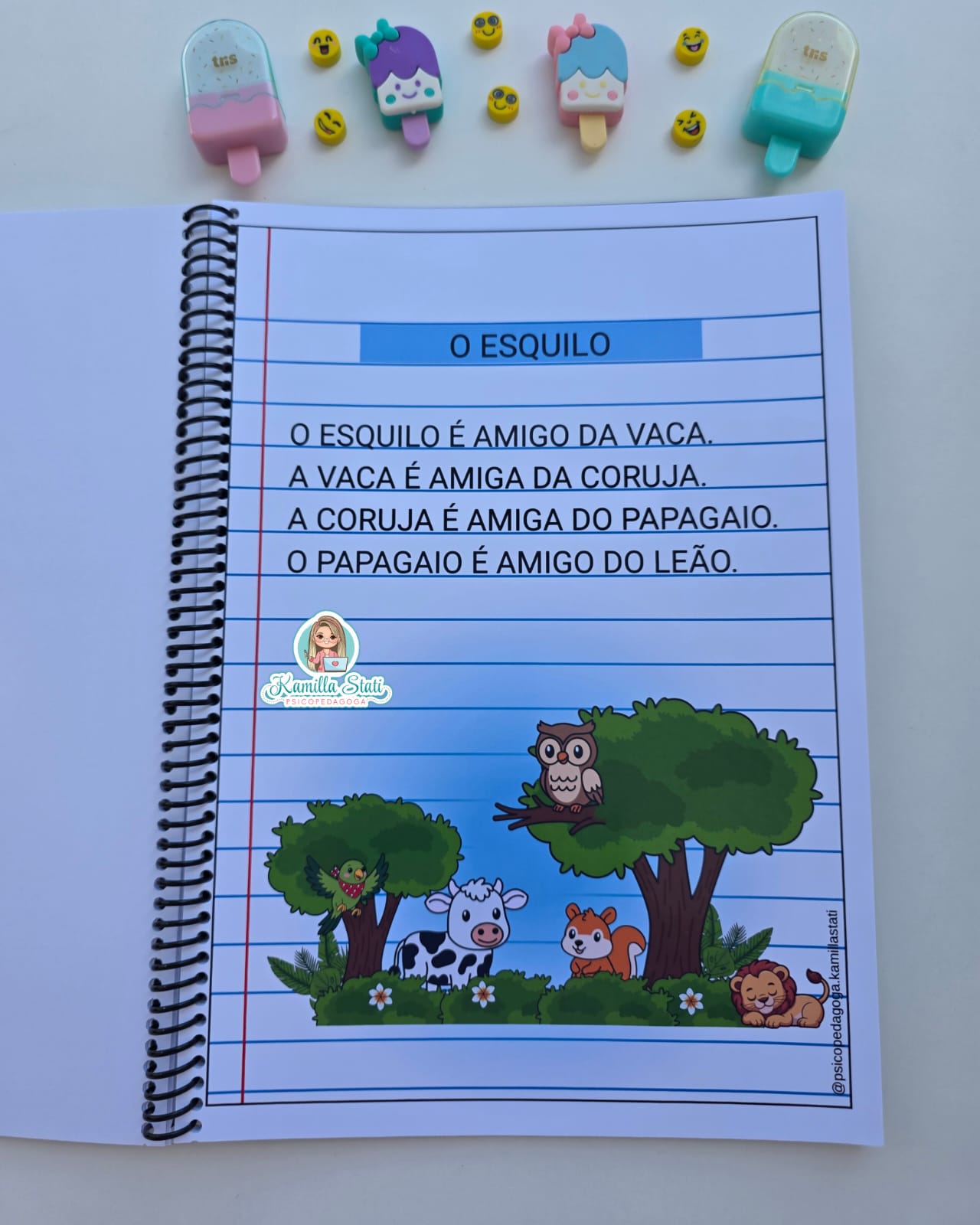 Apostila pequenos leitores textos simples e curtos - Imagem 5