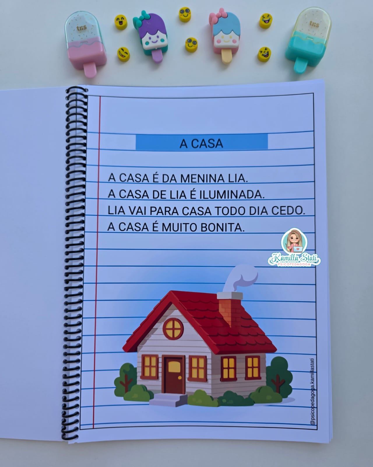 Apostila pequenos leitores textos simples e curtos - Imagem 6