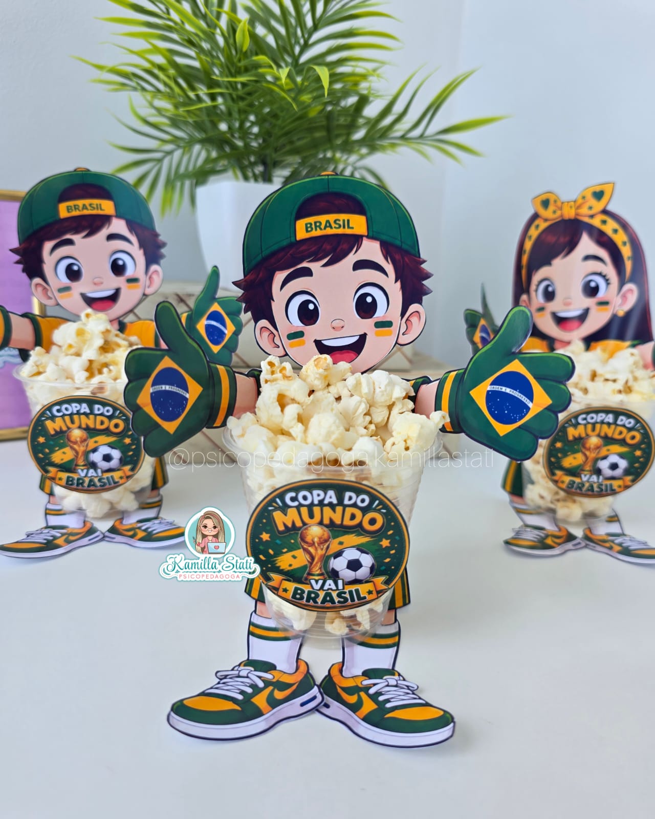 Copinho para pipoca copa do mundo - Imagem 4
