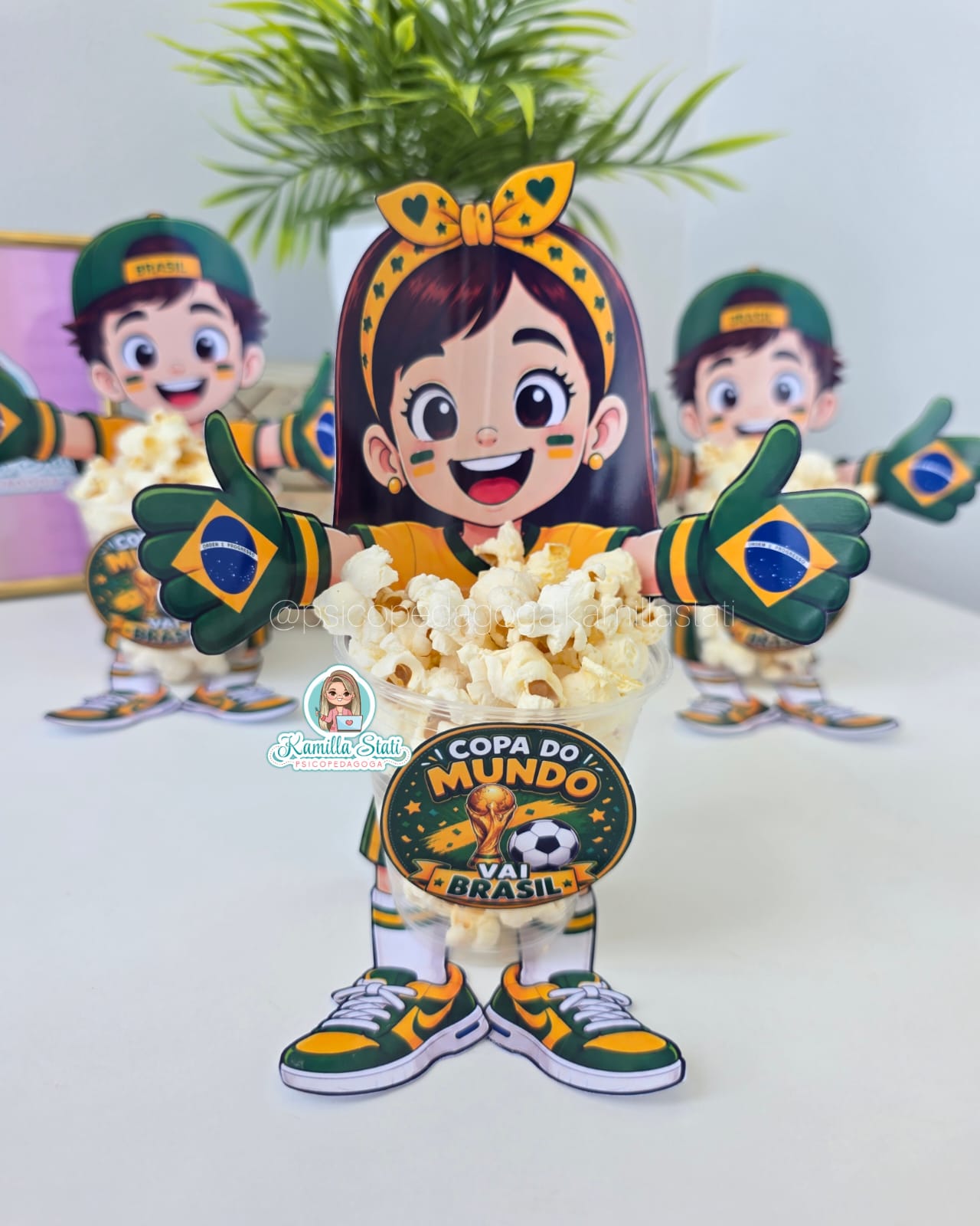 Copinho para pipoca copa do mundo - Imagem 5