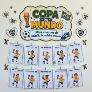 Mural interativo Mini craques da seleção