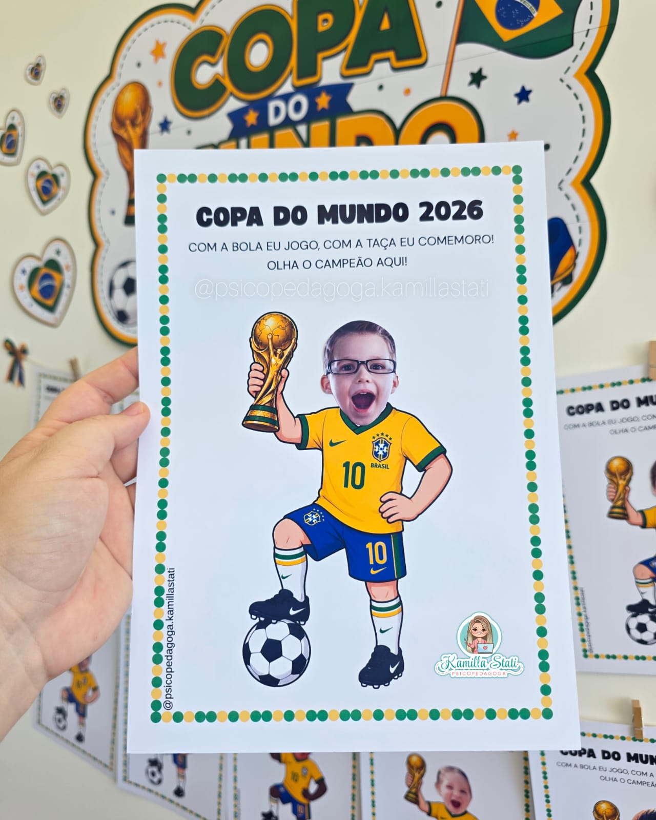 Mural interativo Mini craques da seleção - Imagem 4