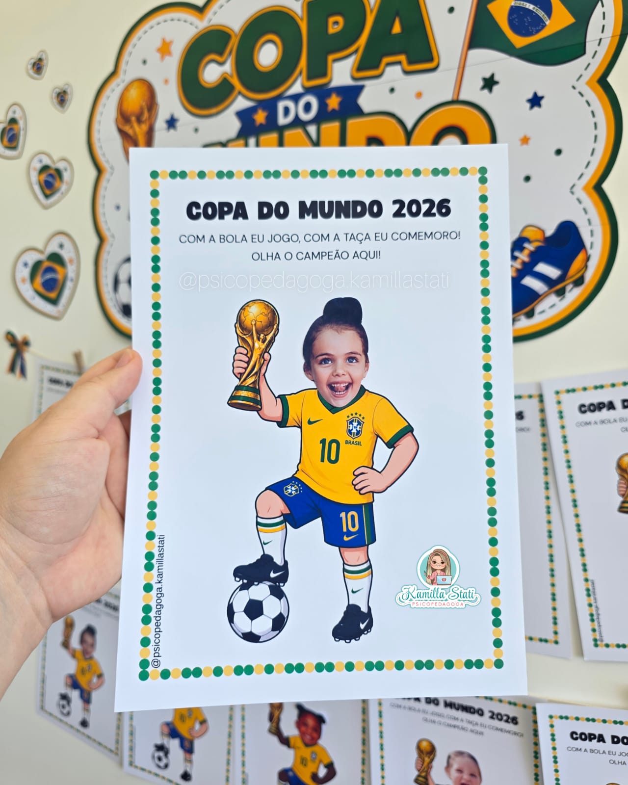 Mural interativo Mini craques da seleção - Imagem 5