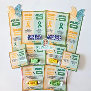 Lembrancinhas julho verde e amarelo