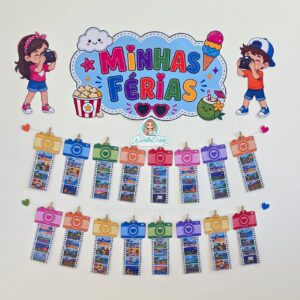 Mural de atividades: Câmera Minhas Férias