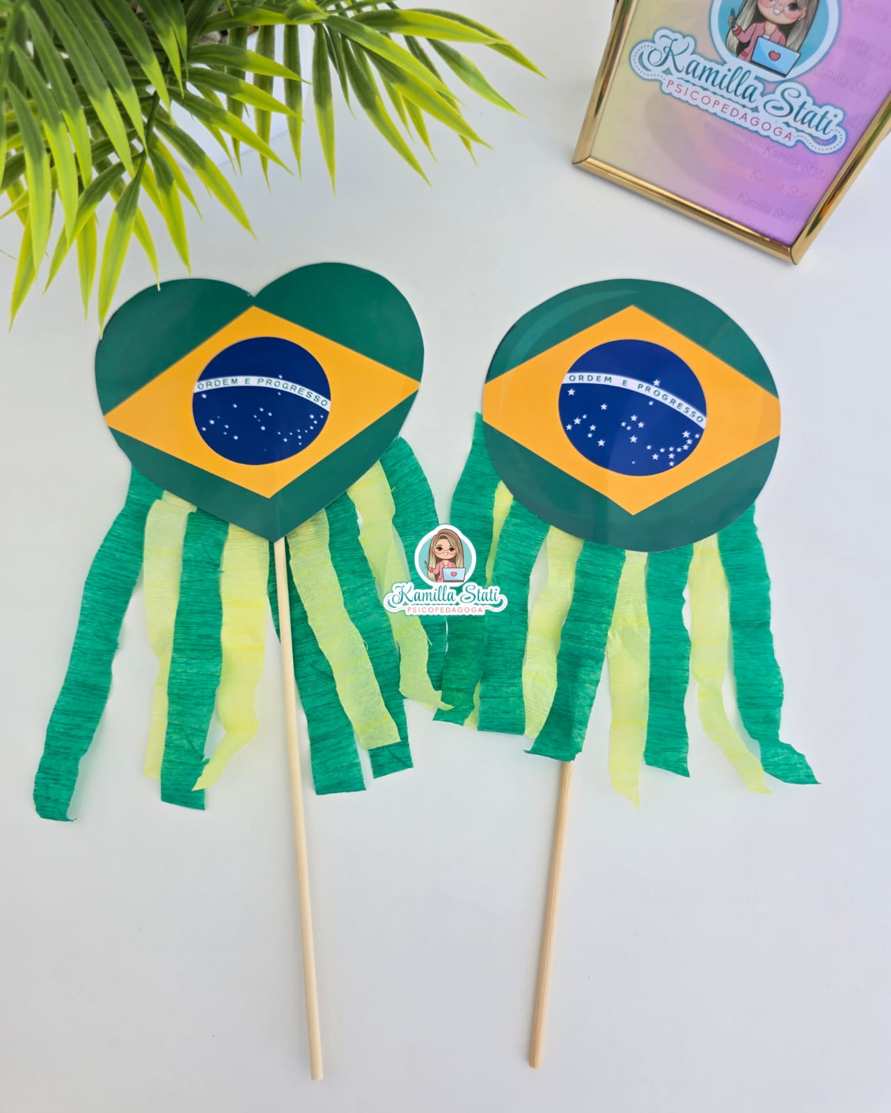 Palitoche Bandeiras do brasil - Imagem 3