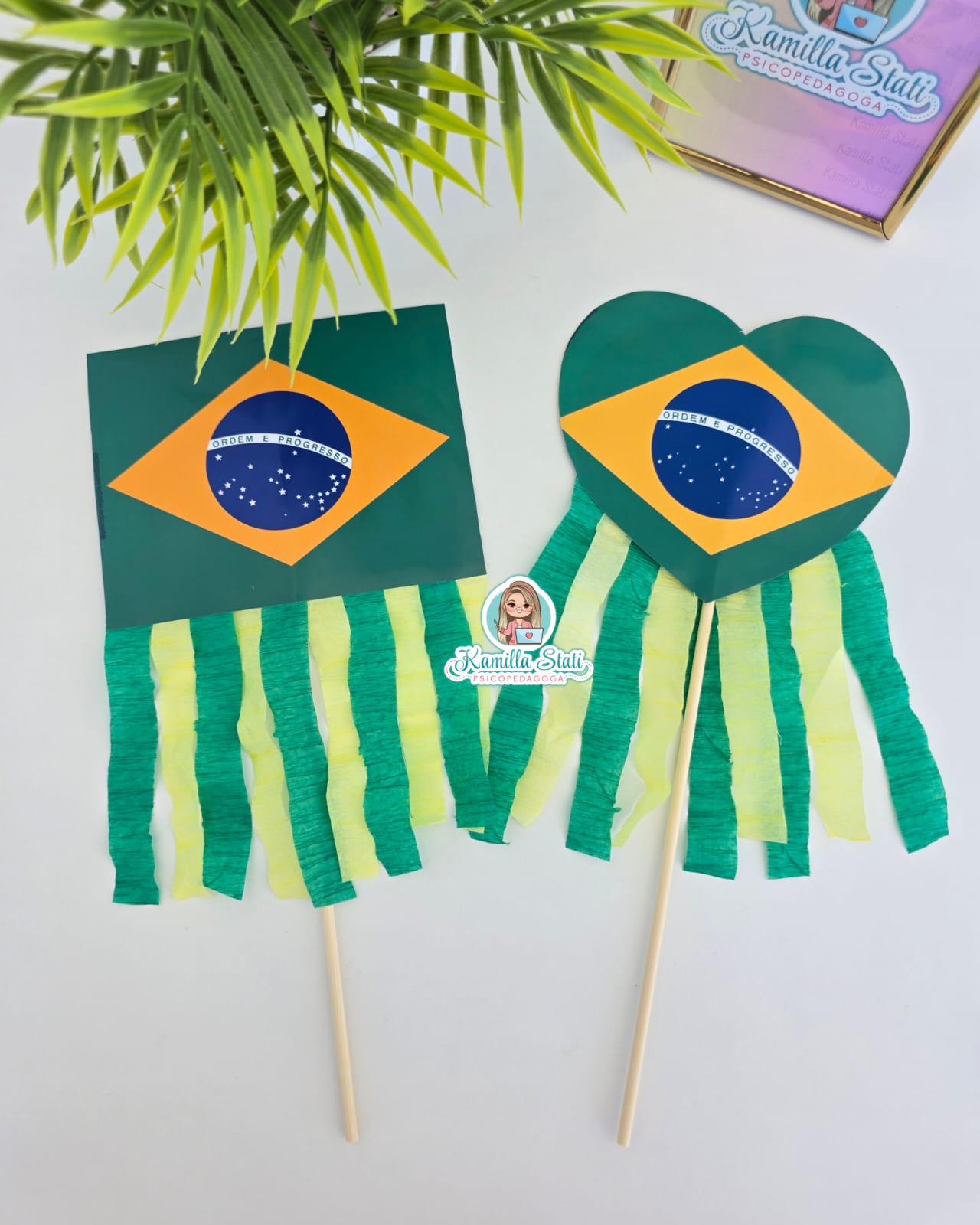 Palitoche Bandeiras do brasil - Imagem 4