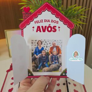 Casinha para foto dia dos avós