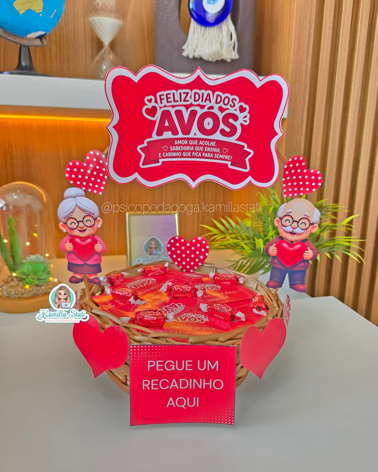 Cesta de recadinhos: Dia dos avós