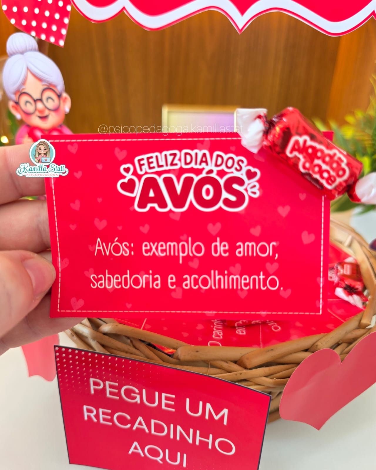 Cesta de recadinhos: Dia dos avós - Imagem 3