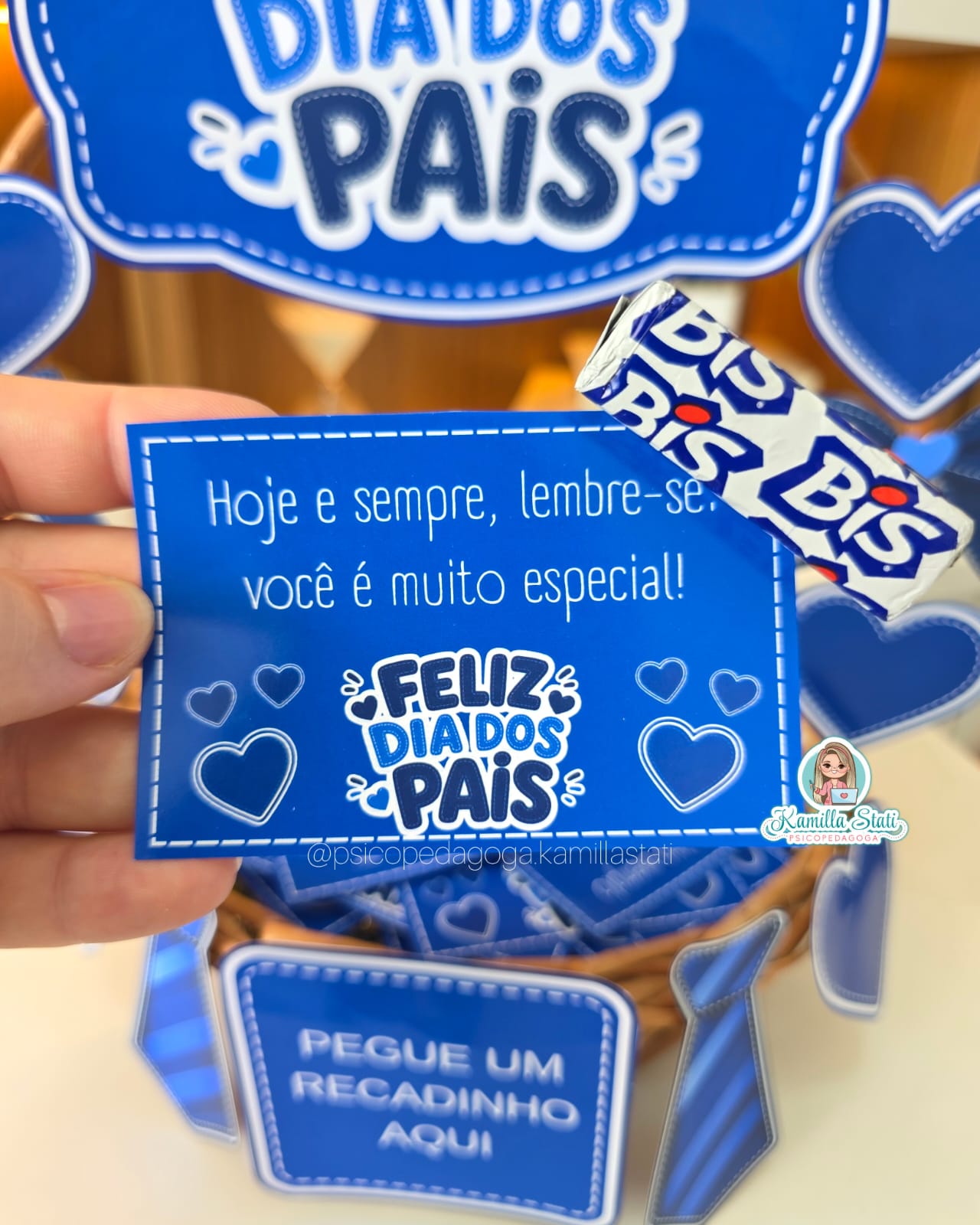 Cesta de recadinhos dia dos pais - Imagem 5