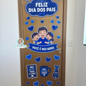 Decoração de porta dia dos pais