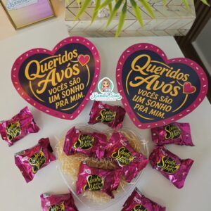 Lembrancinha Dia dos avós para chocolate Sonho de Valsa