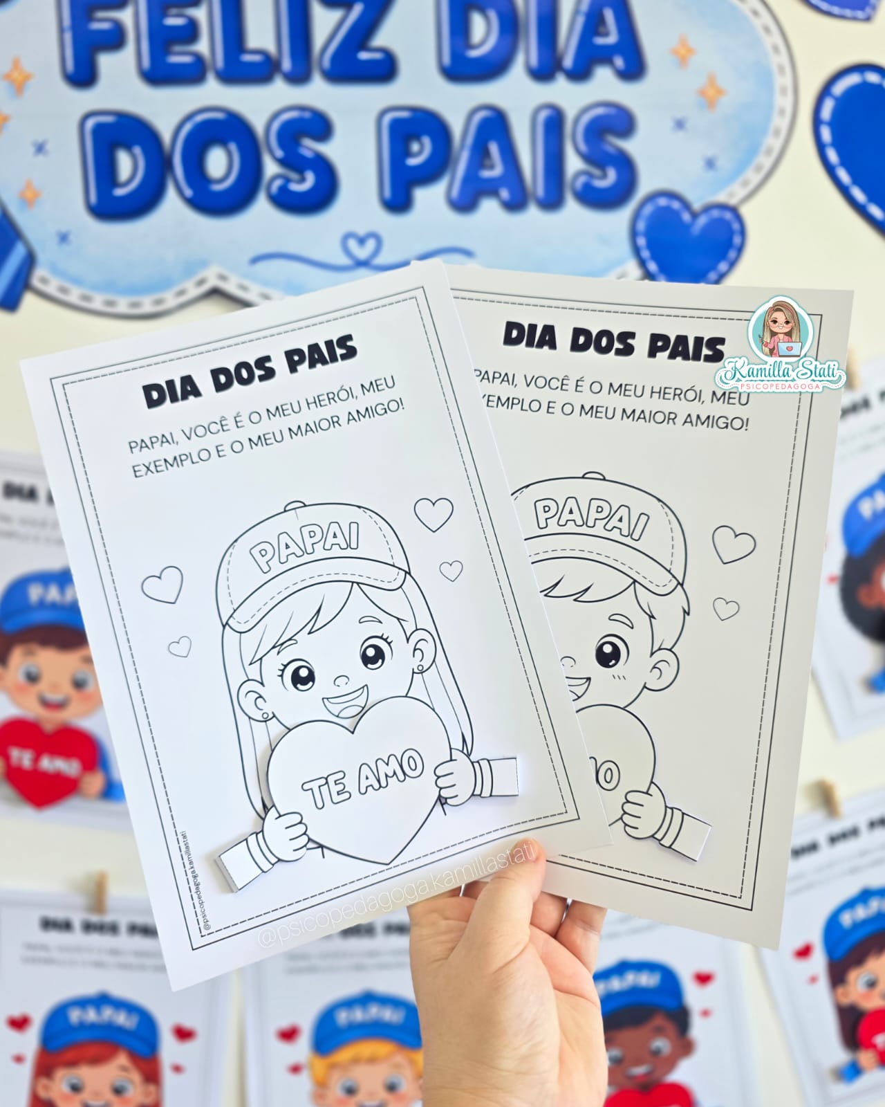 Mural de atividade dia dos pais - Imagem 8