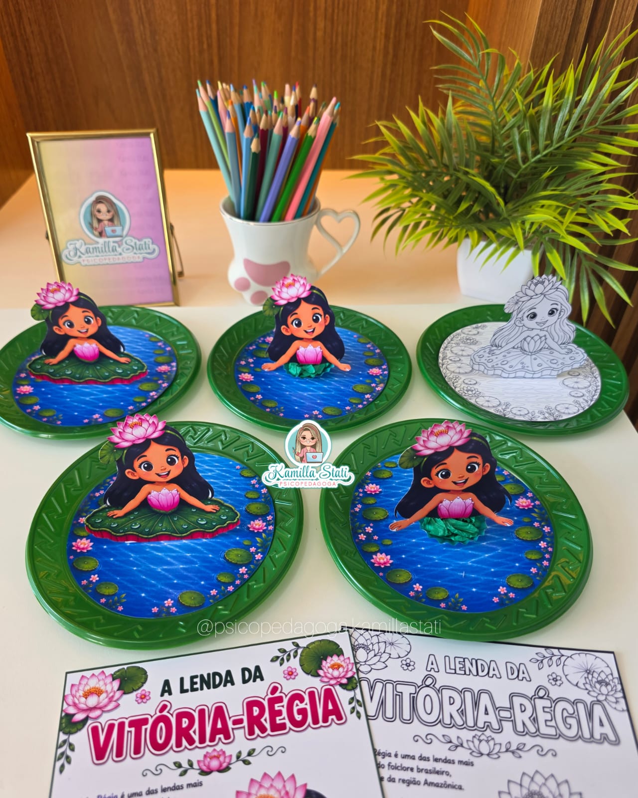 Atividade interativa Vitória-Régia Folclore Brasileiro