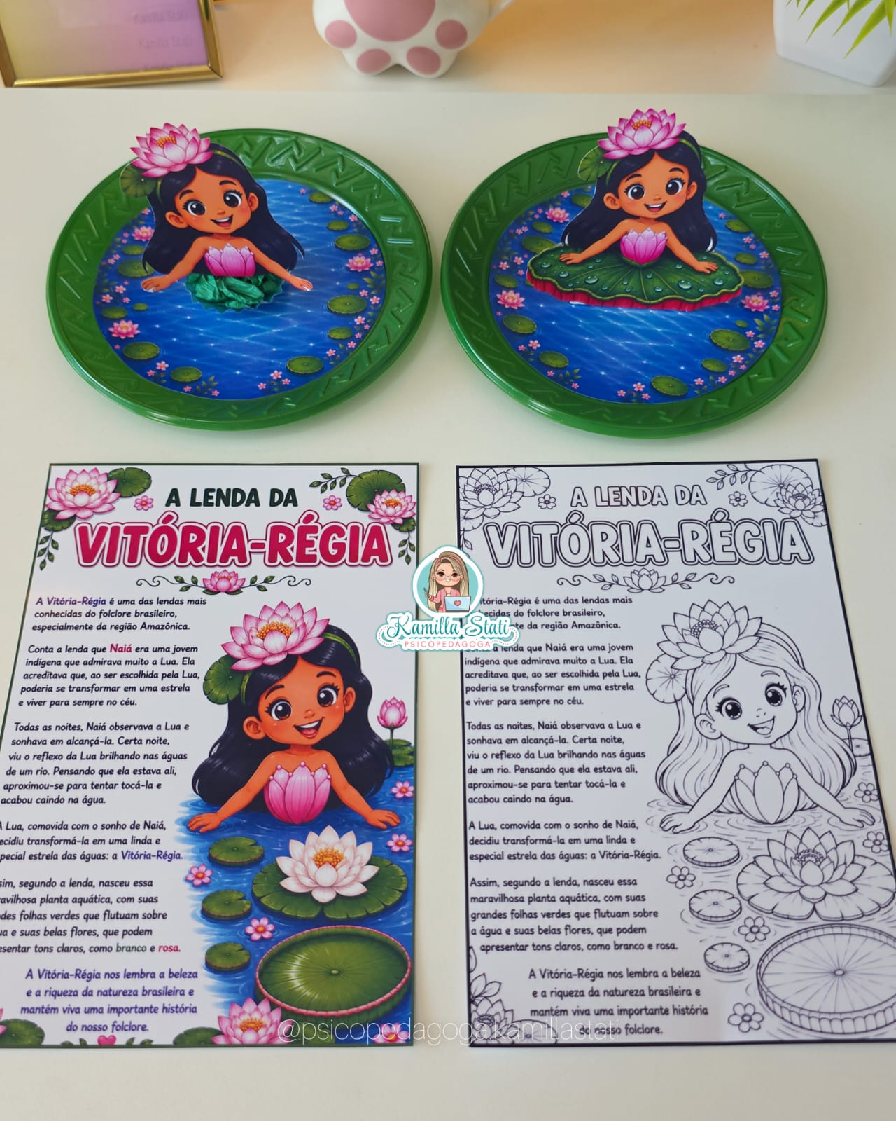 Atividade interativa Vitória-Régia Folclore Brasileiro - Imagem 4