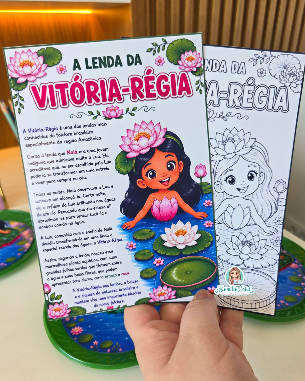Atividade interativa Vitória-Régia Folclore Brasileiro - Imagem 5