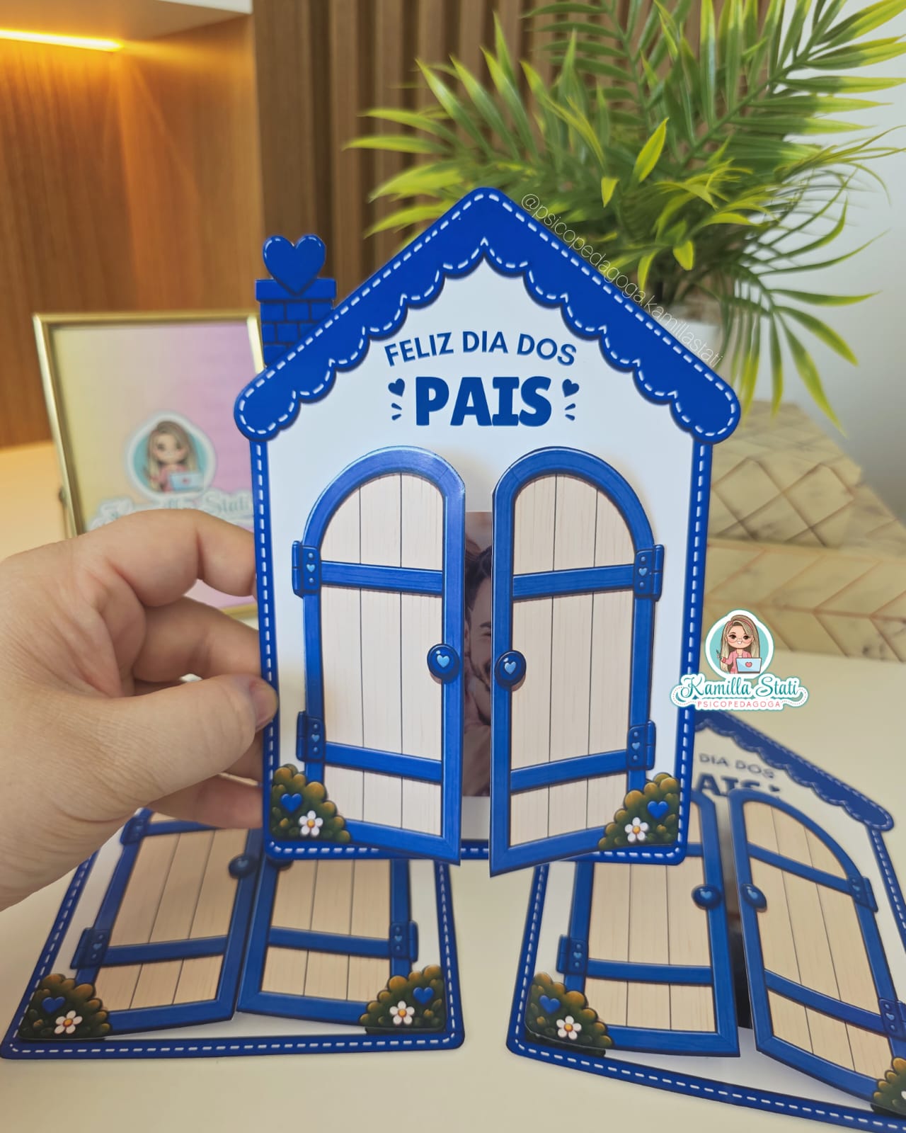 Casinha para foto dia dos pais - Imagem 2