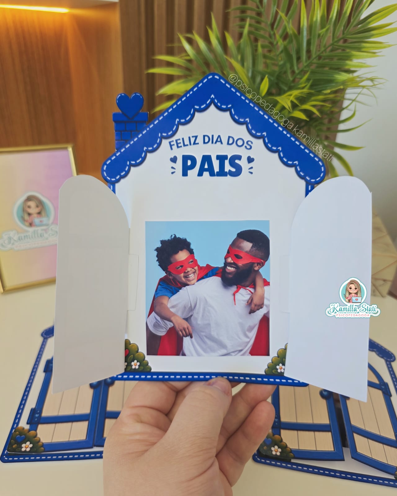 Casinha para foto dia dos pais - Imagem 4