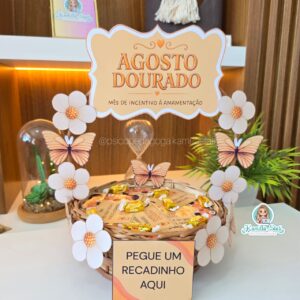 Cesta de recadinhos Agosto Dourado