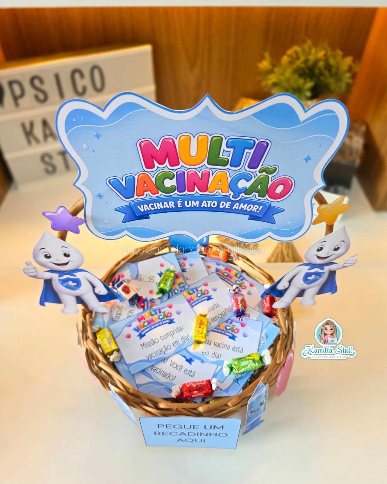 Cesta de recadinhos multivacinação - Imagem 2
