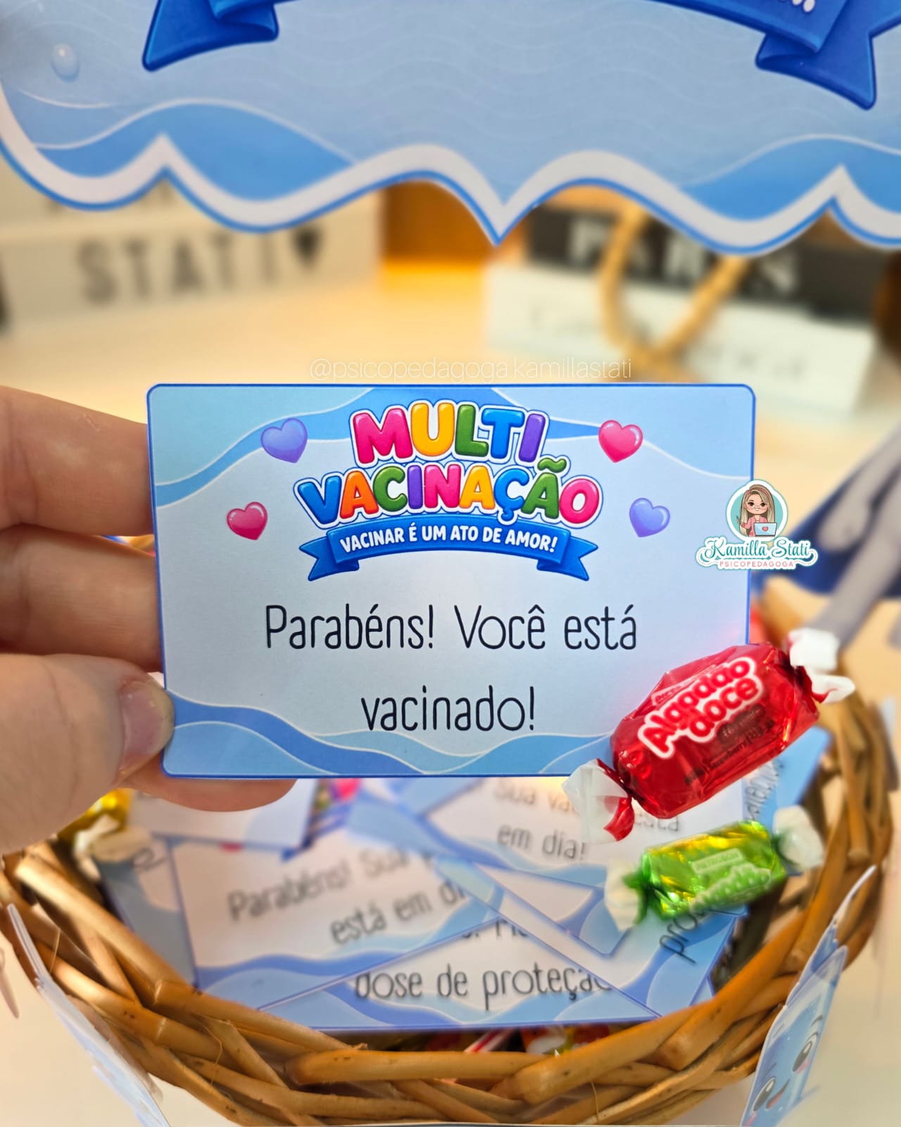 Cesta de recadinhos multivacinação - Imagem 4