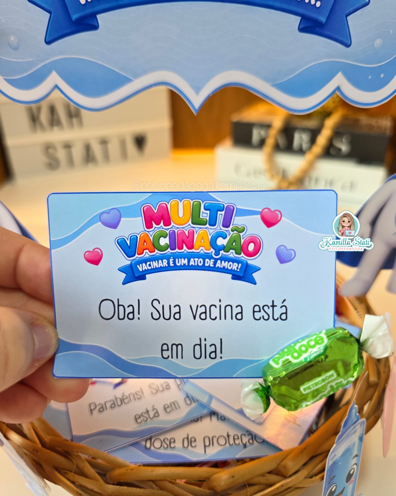 Cesta de recadinhos multivacinação - Imagem 5