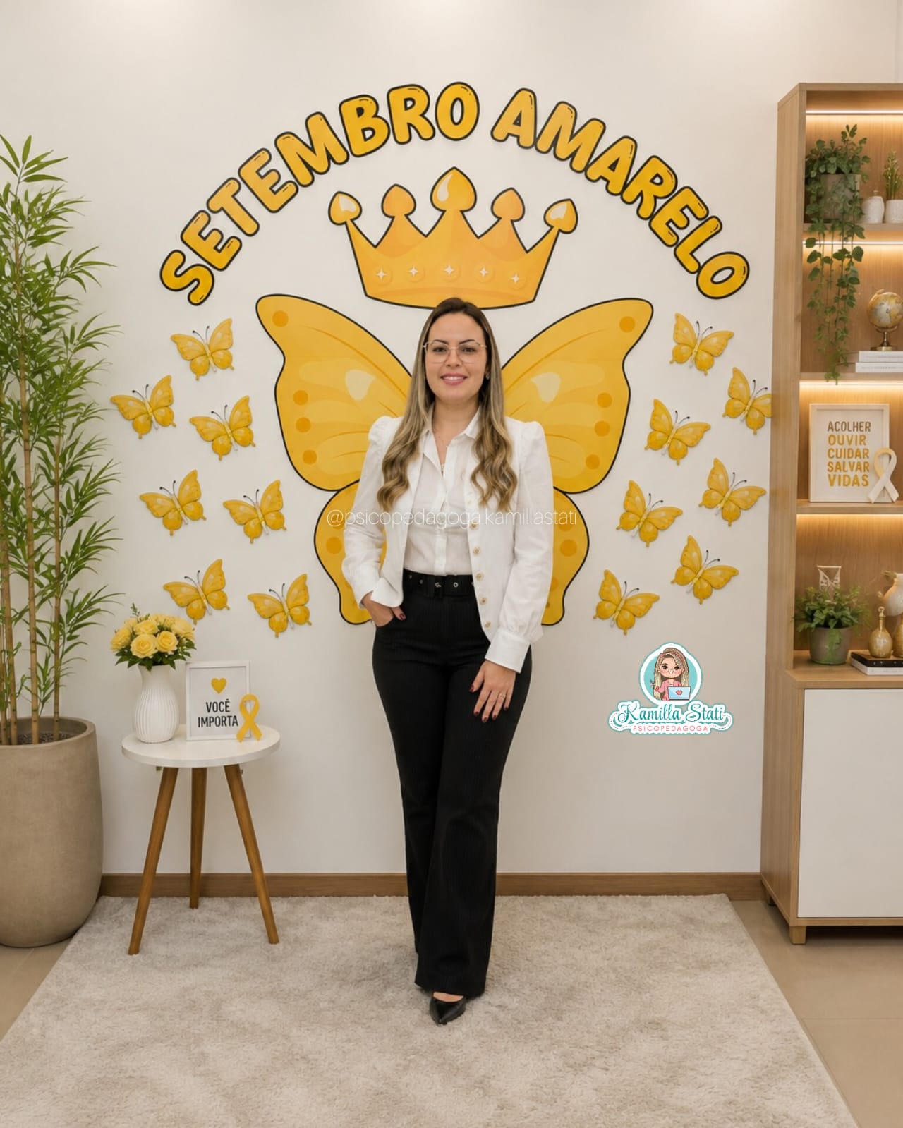 Asas para foto Setembro Amarelo