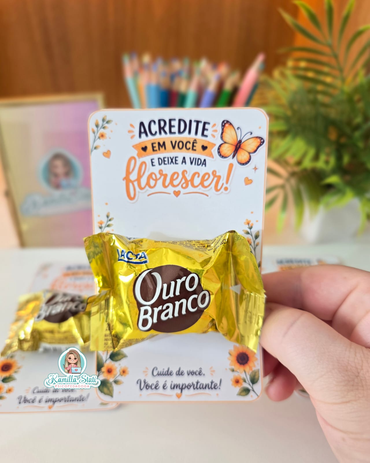 Cartão Setembro amarelo para Ouro branco: acredite em você - Imagem 3