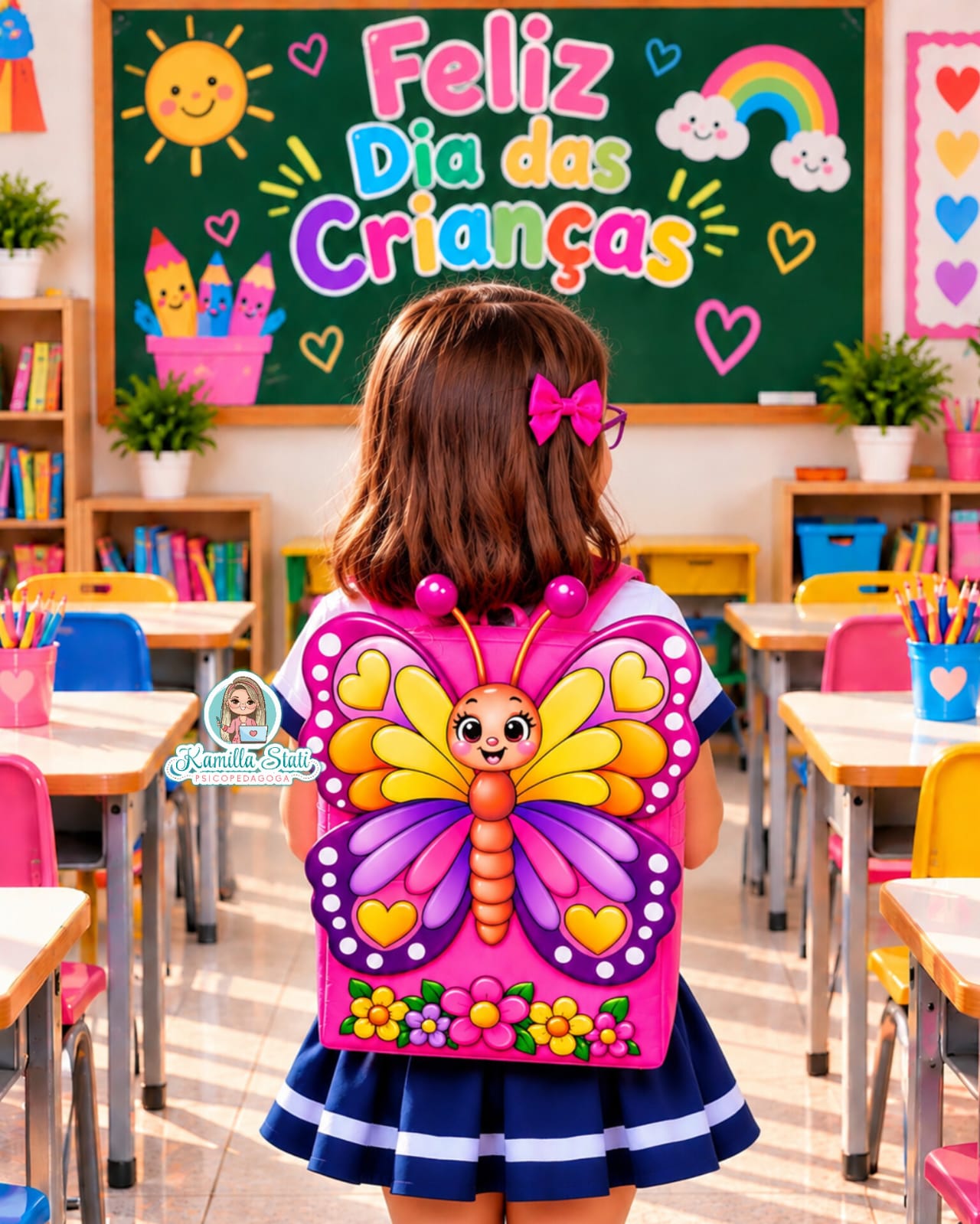 Mochila Maluca Borboletinha – Dia Das Crianças