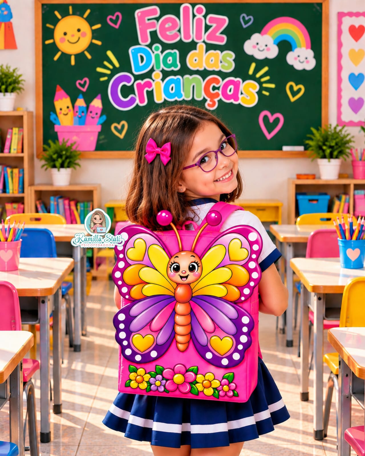 Mochila Maluca Borboletinha – Dia Das Crianças - Imagem 2