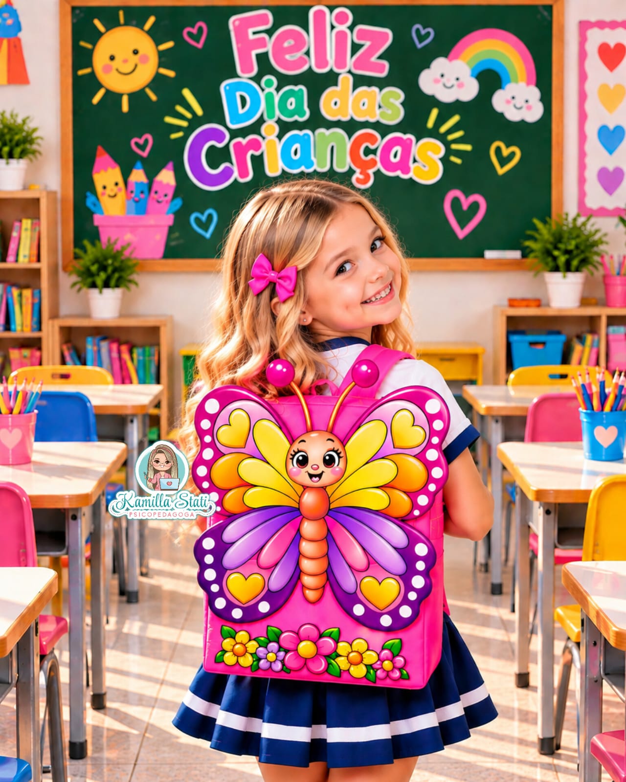 Mochila Maluca Borboletinha – Dia Das Crianças - Imagem 3