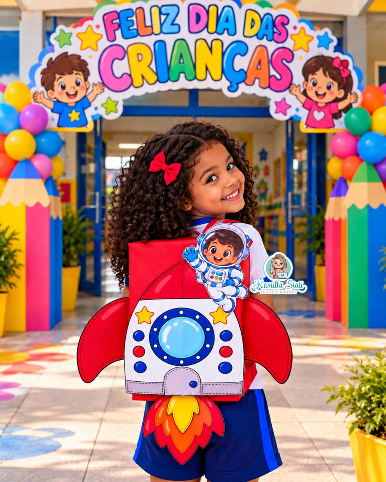 Mochila Maluca Foguete – Dia das Crianças - Imagem 4